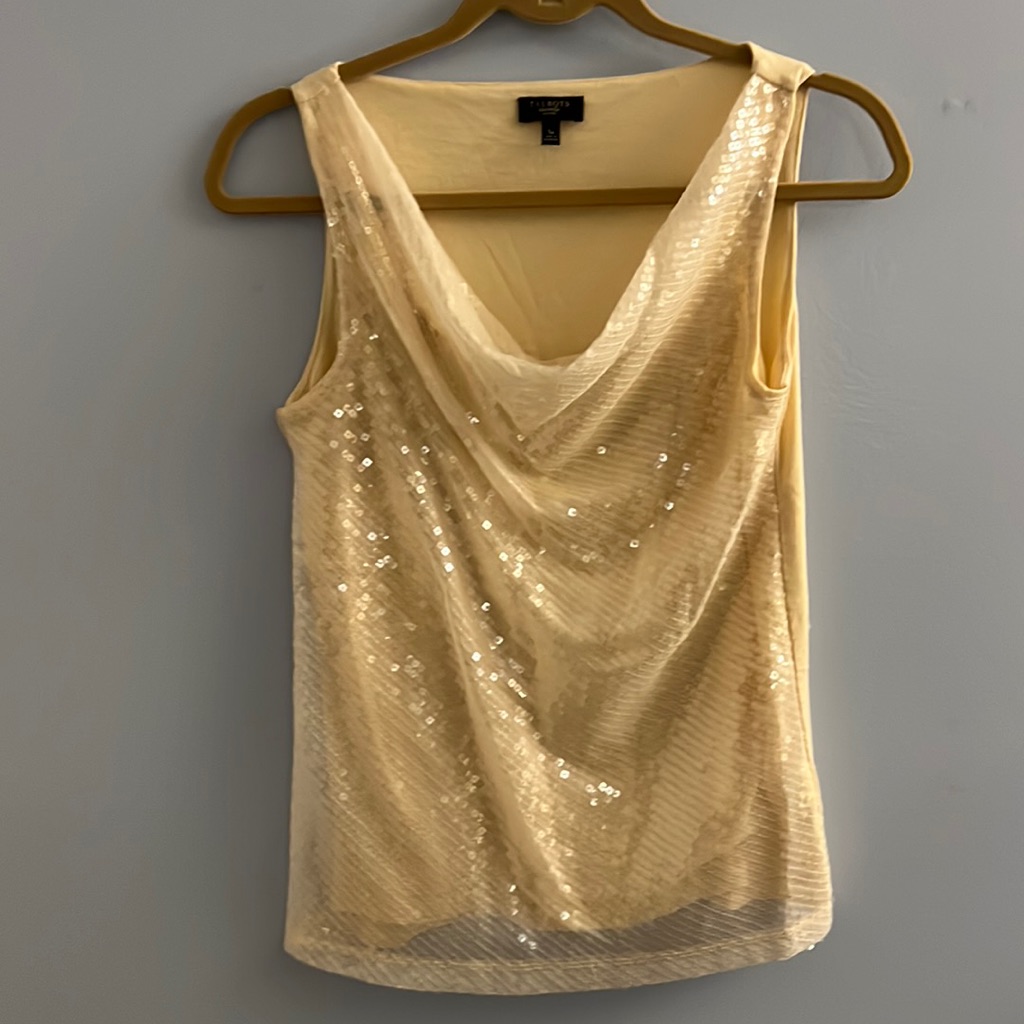 Talbots Sequin Top